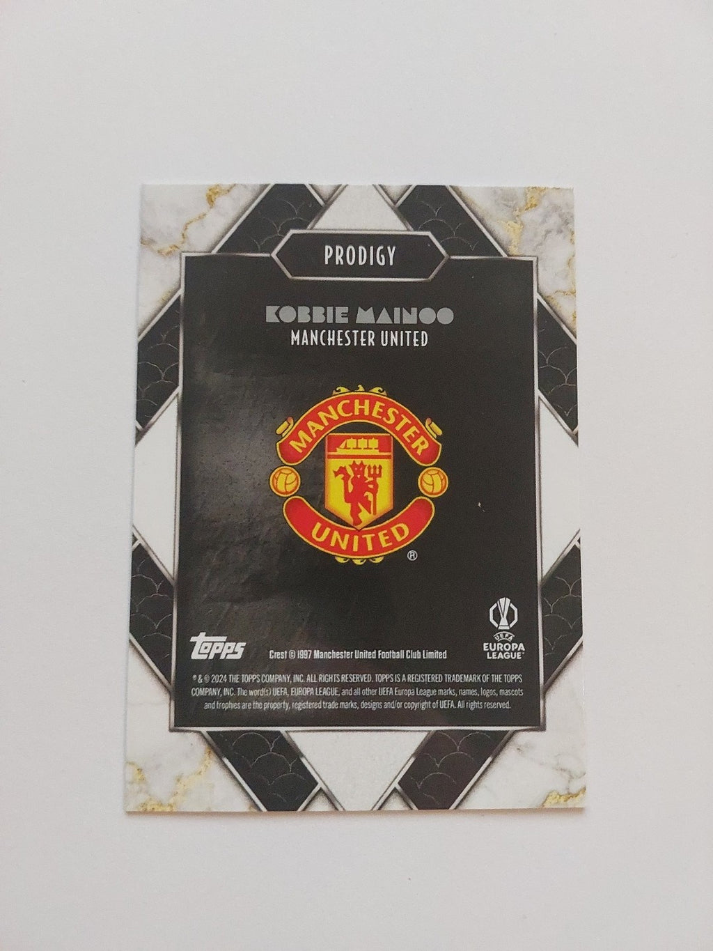 Topps Deco 2024-25 Kobbie Mainoo Manchester United Parallel Rookie – Bild 2