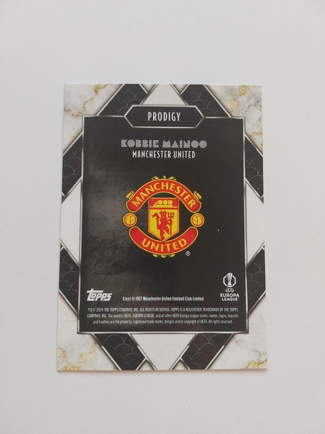 Topps Deco 2024-25 Kobbie Mainoo Manchester United Parallel Rookie – Bild 2