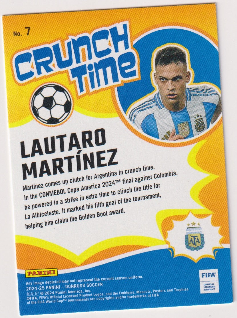 Panini Donruss 2024-25 Lautaro Martinez Argentinien Parallel Rare – Bild 2