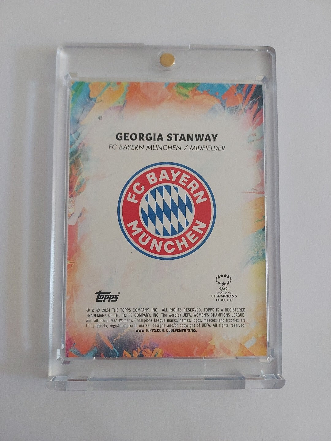 Topps Inception Georgia Stanway FC Bayern München 2024 (Parallel: 39/125) – Bild 2