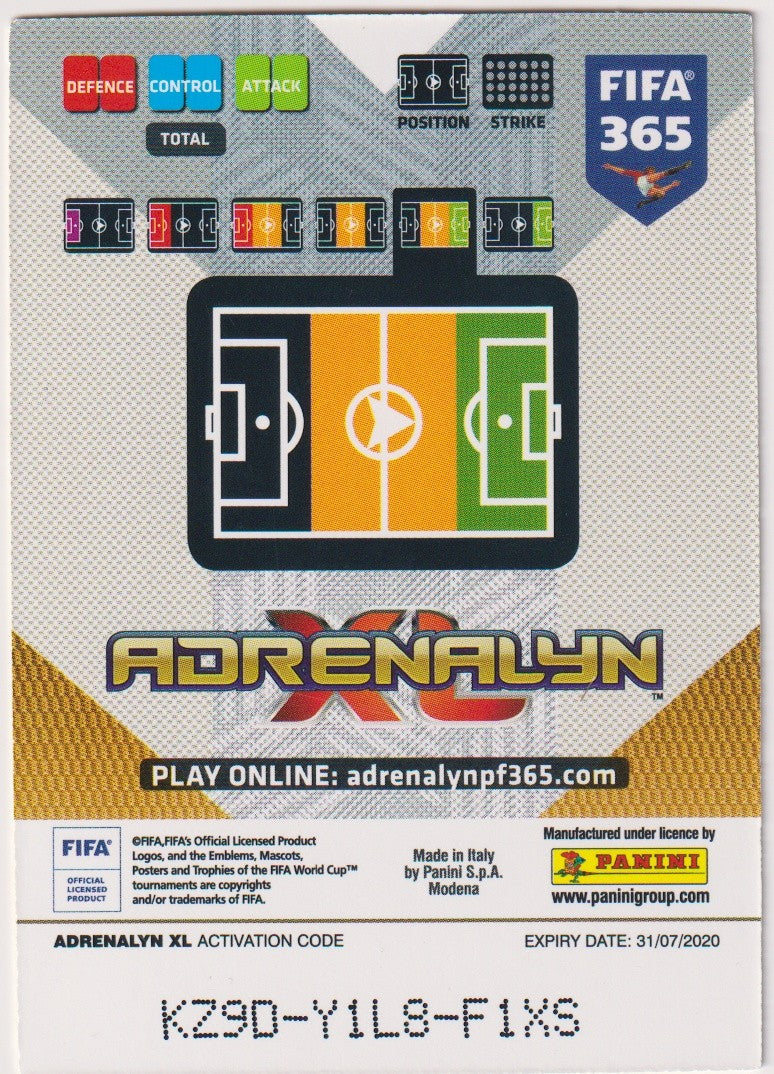 Panini S.p.A. FIFA 365 José Callejón Napoli Adrenalyn XL Parallel Rare 264 – Bild 2
