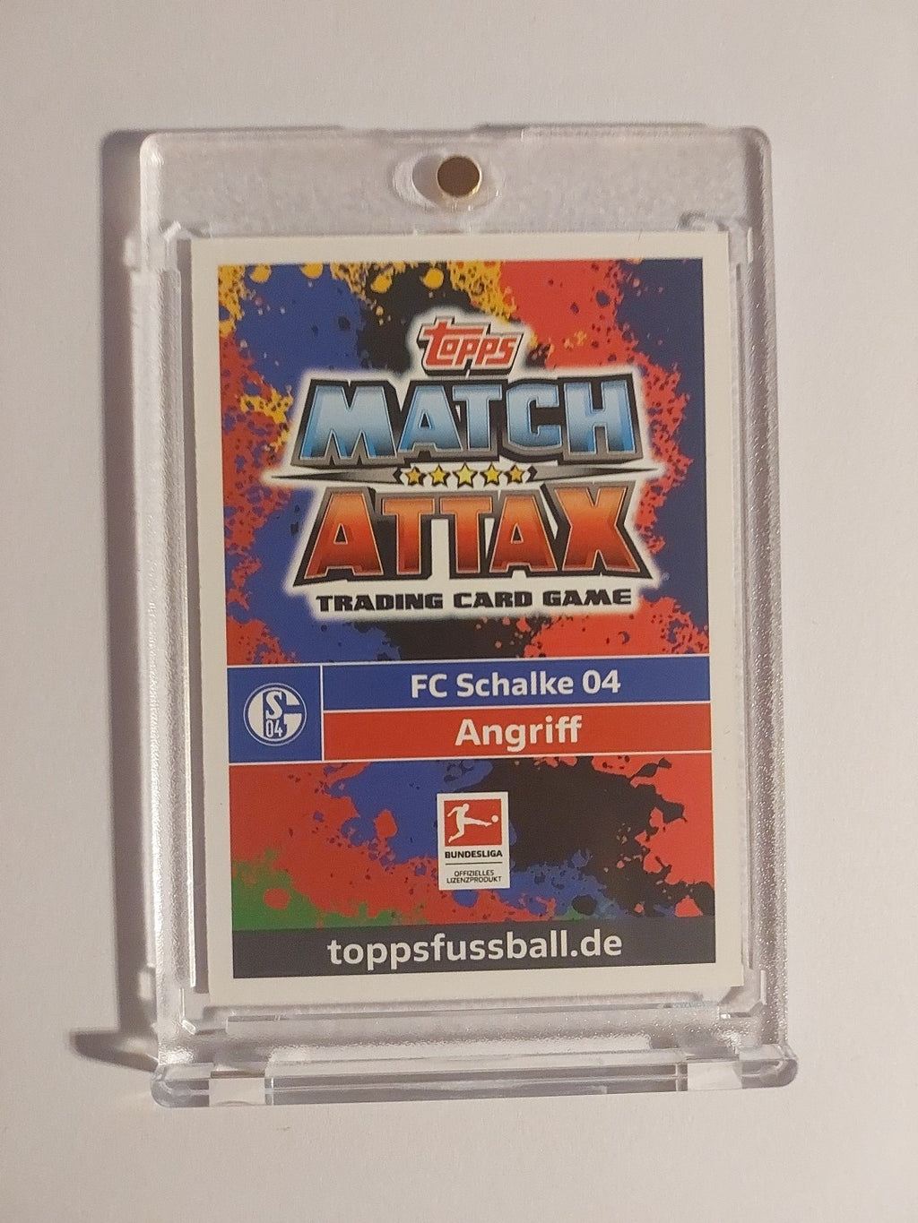 Topps Bundesliga 2020-21 Mark Uth Schalke 04 (On Card Auto) – Bild 2