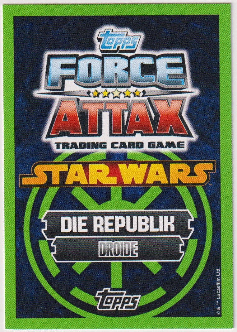 Topps Star Wars 2015 C-3PO Die Republik Droide TCG Rare – Bild 2