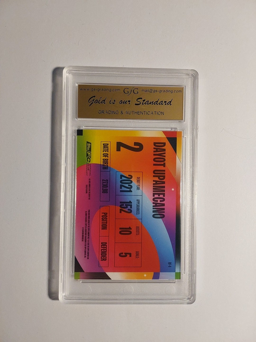 Topps Bayern München 2025-26 Dayot Upamecano Case Hit Parallel GSG 9.5 = PSA Hit – Bild 2