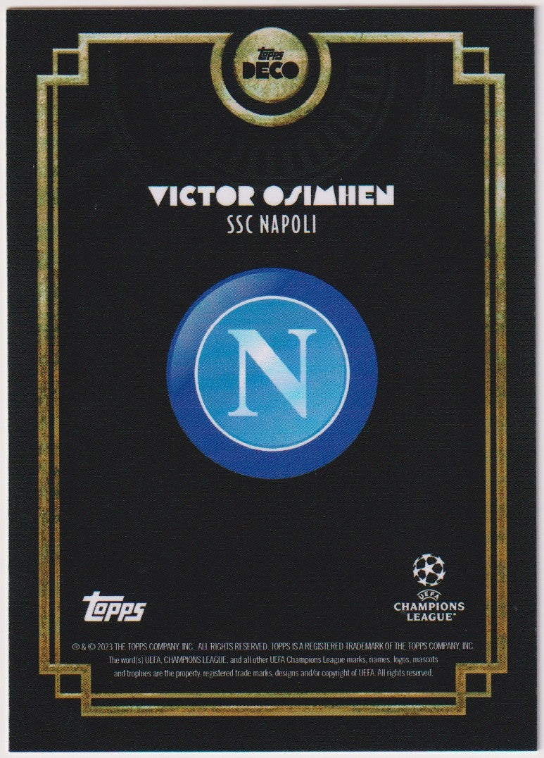 Topps Deco Victor Osimhen SSC Napoli Parallel Rare – Bild 2