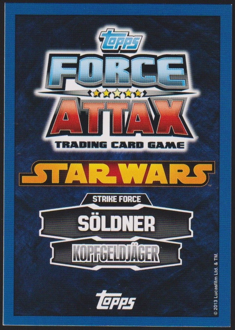 Topps Star Wars 2013 Sixtat Kopfgeldjäger Söldner (Full Art) TCG Rare #186 – Bild 2