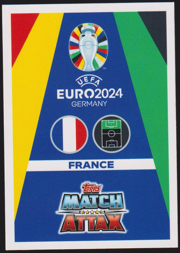 Topps Match Attax 2023-24 Ousmane Dembélé UEFA Euro 2024 Germany Parallel Rare – Bild 2
