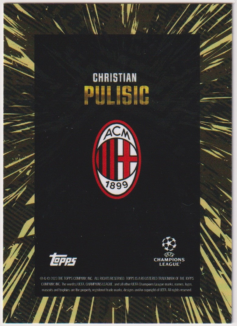 Topps Champions League 2022-23 Christian Pulisic AC Milan x Whip Parallel – Bild 2