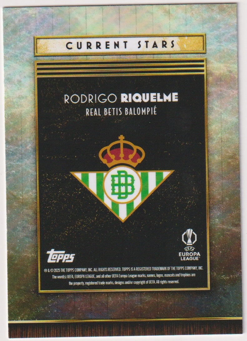 Topps Current Stars 2024-25 Rodrigo Riquelme Real Betis Balompié Parallel Rare – Bild 2