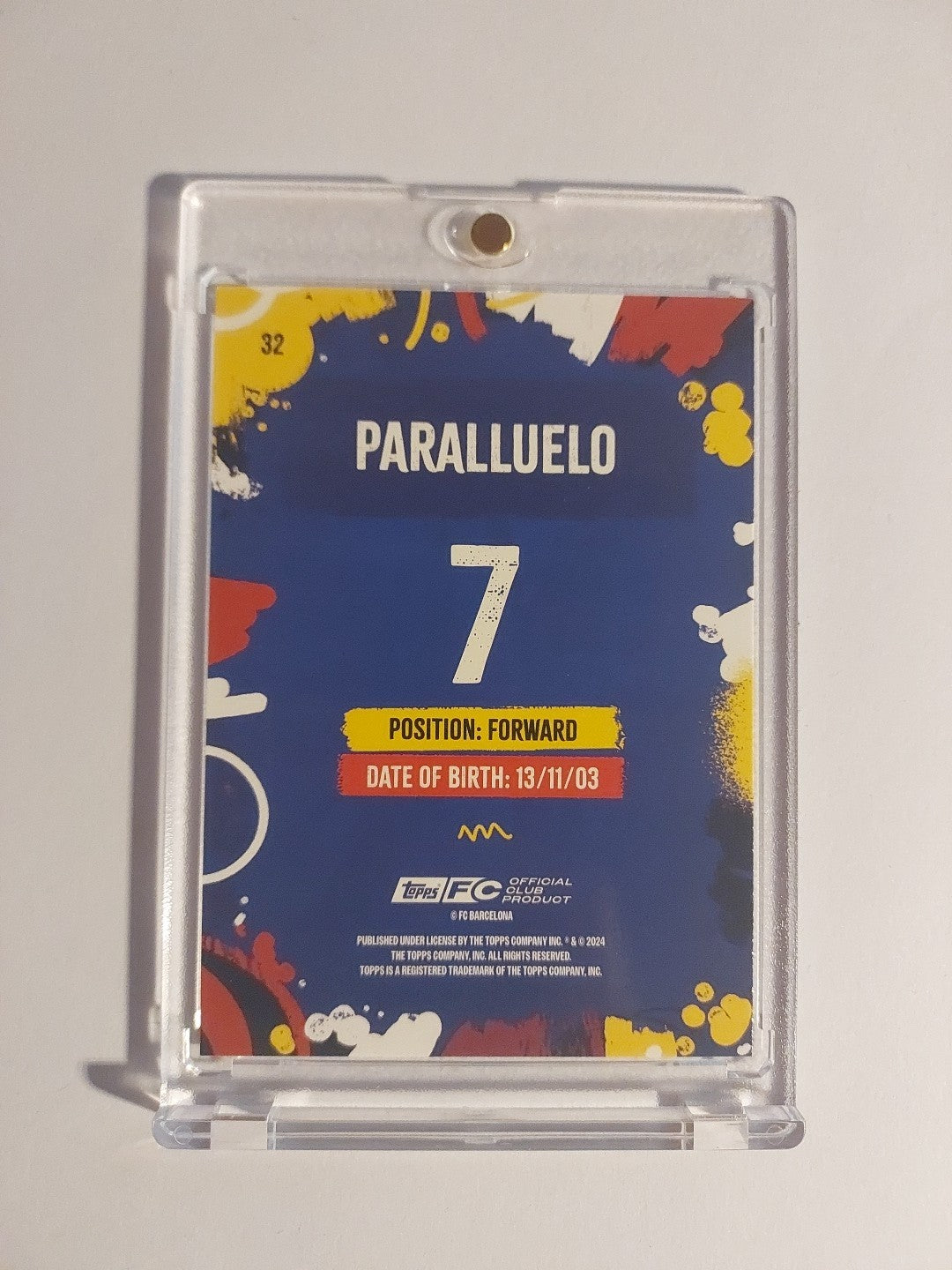 Topps Barcelona Team Set 2024-25 Paralluelo Limited Edition Parallel – Bild 2
