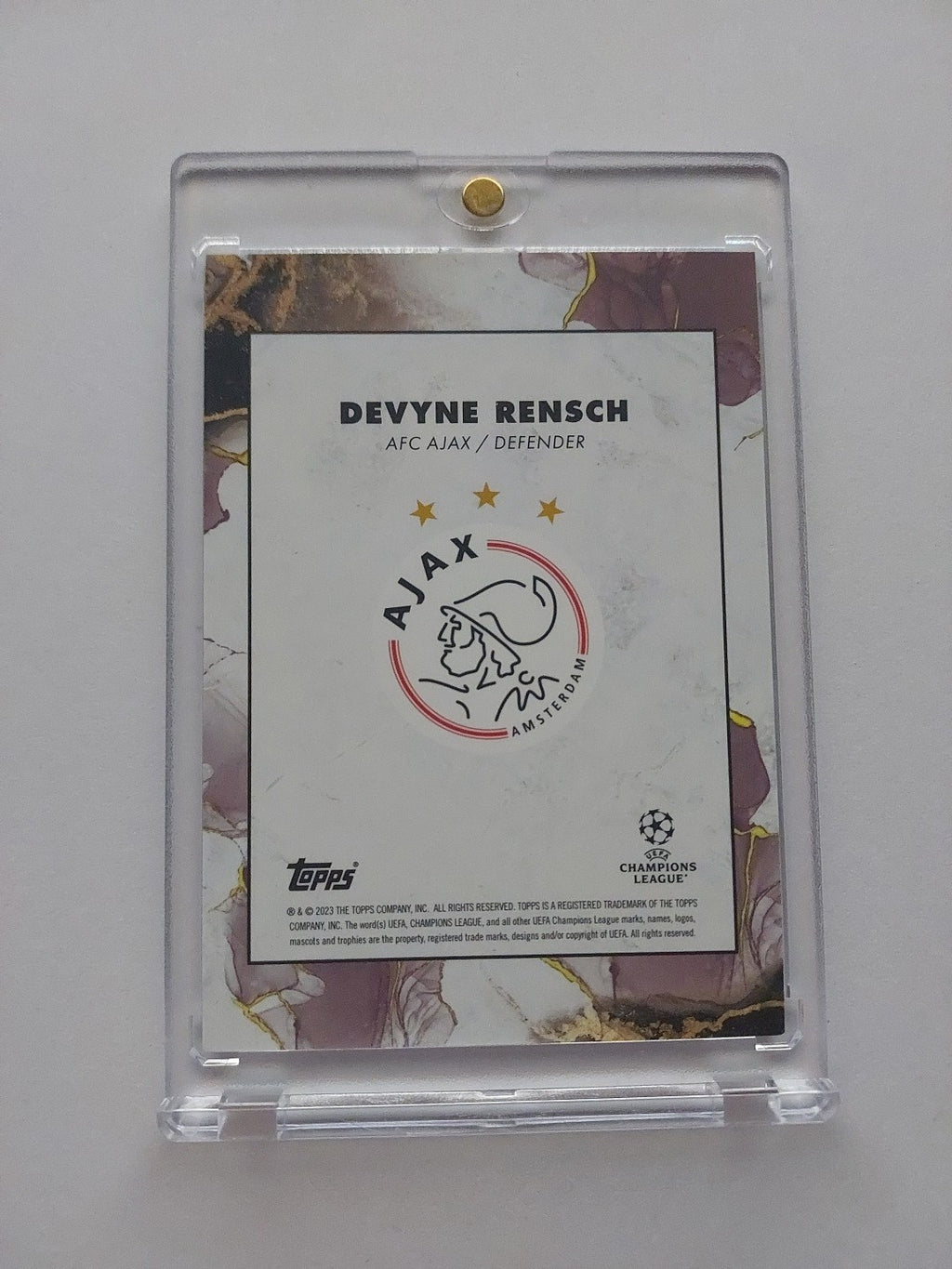 Topps Inception 2023-24 Davyne Rensch Afc Ajax Nummeriert 51/99 Parallel – Bild 2