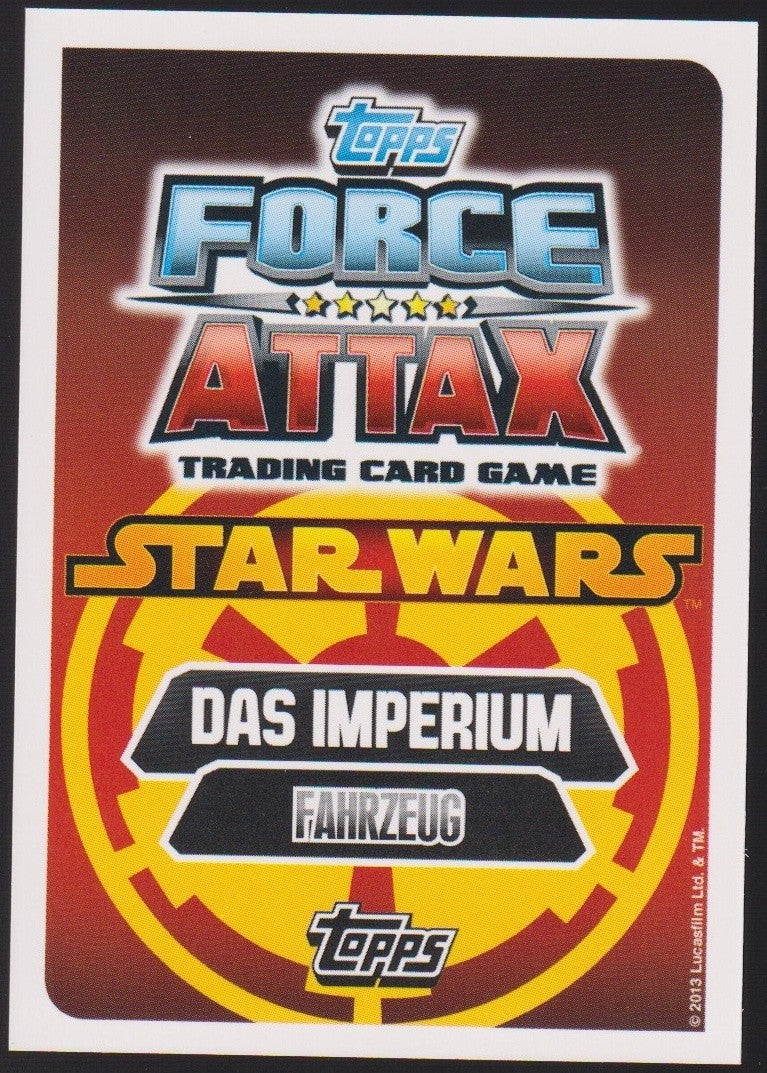Topps Star Wars 2013 AT-AT Läufer Imperium Fahrzeuge (Film Version) TCG Rare #64 – Bild 2