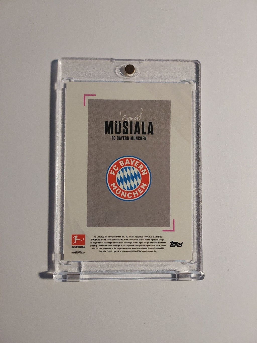 Topps Bundesliga 2022-23 Jamal Musiala Bayern München Parallel 35/49 Refractor – Bild 2