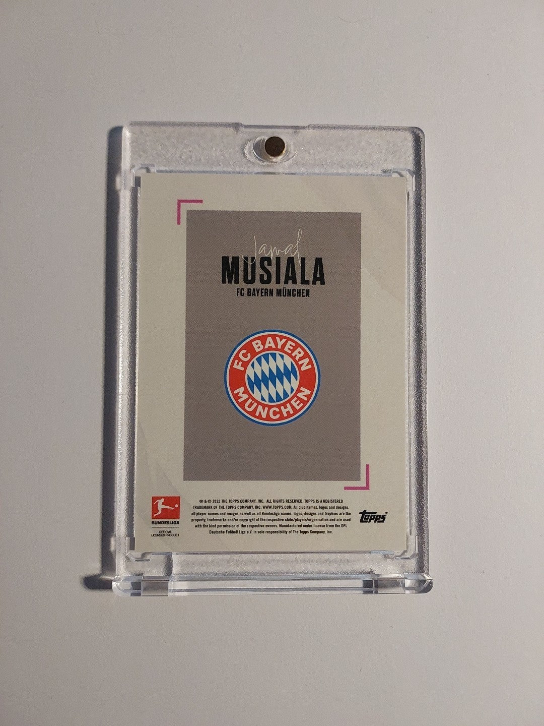 Topps Bundesliga 2022-23 Jamal Musiala Bayern München Parallel 35/49 Refractor – Bild 2