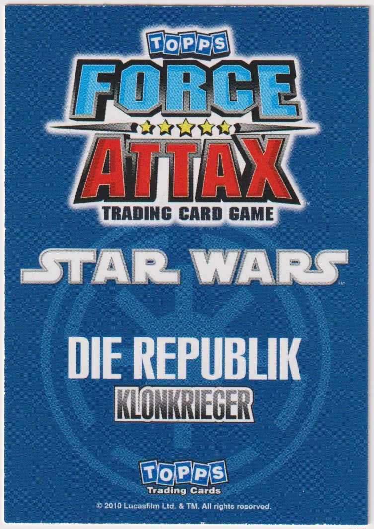 Topps Star Wars 2010 Commander Sinker Klonkrieger Die Republik TCG Rare – Bild 2