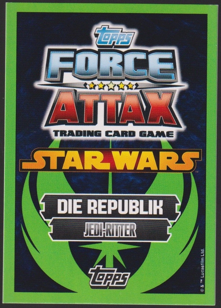 Topps Star Wars 2012 Anakin Skywalker Republik Jedi TCG Ultra Rare 1/2 Dual Card – Bild 2