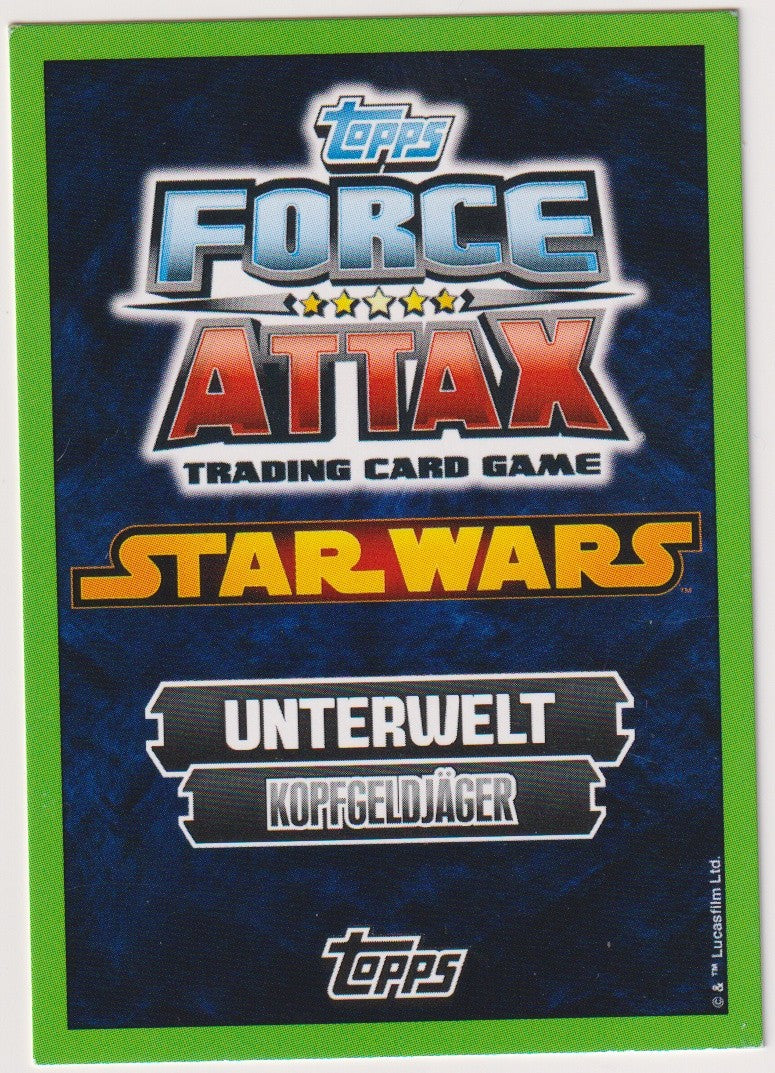 Topps Star Wars 2010 Bossk Kopfgeldjäger Unterwelt TCG Rare #30 – Bild 2
