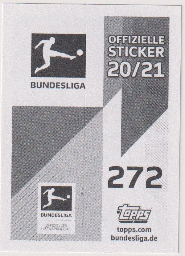 Topps Offizielle Sticker 2020-21 Matthias Ginter On Card Auto Borussia – Bild 2