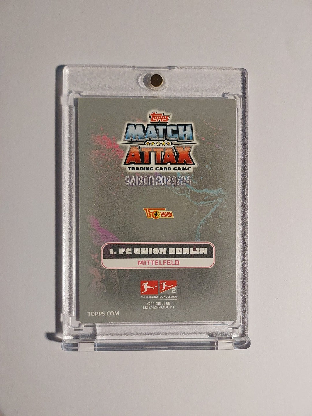 Topps Match Attax 2023-24 Aissa Laidouni Berlin Freiburg Parallel Refractor Rare – Bild 2