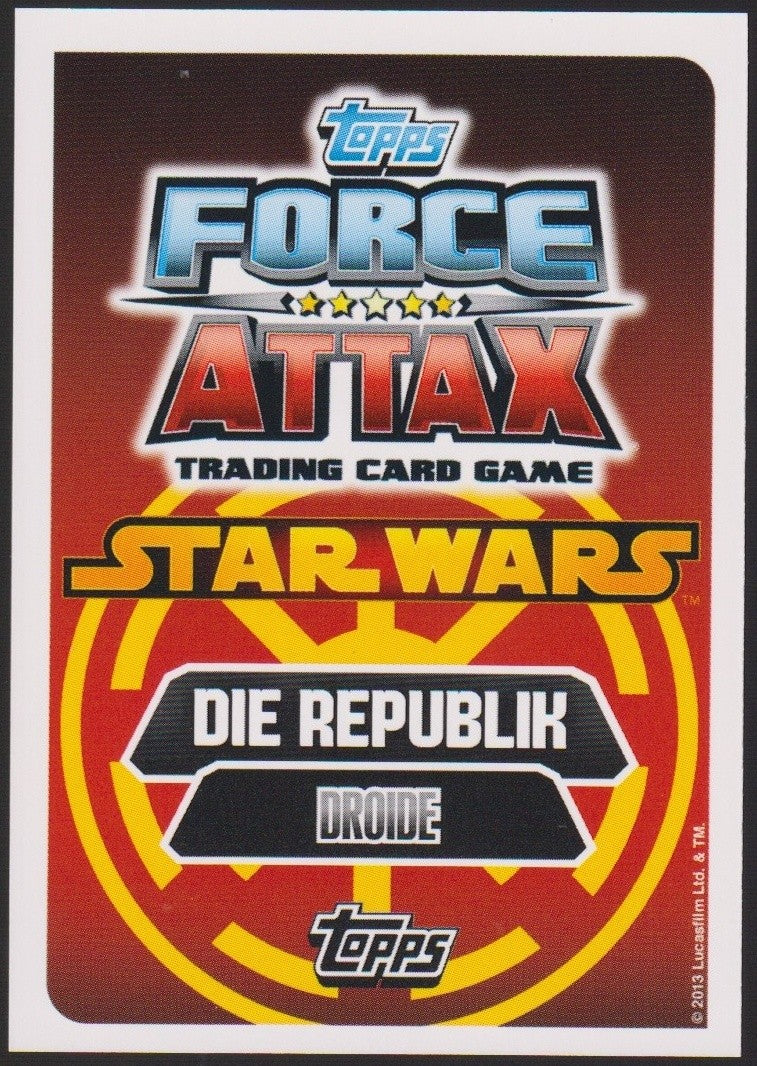 Topps Star Wars 2013 Stapler-Droide Republik (Film Version) TCG Rare #130 – Bild 2