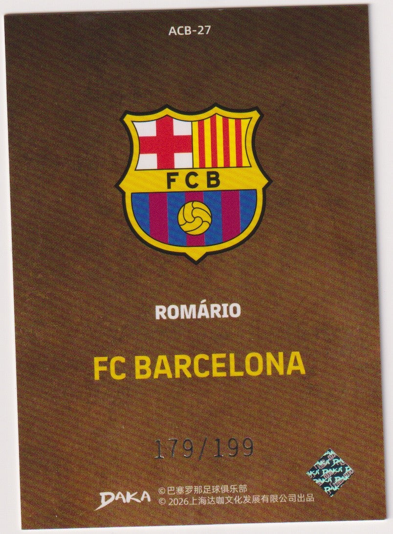Daka ACB-27 2025-26 Romario FC Barcelona Parallel 179/199 Refractor – Bild 2