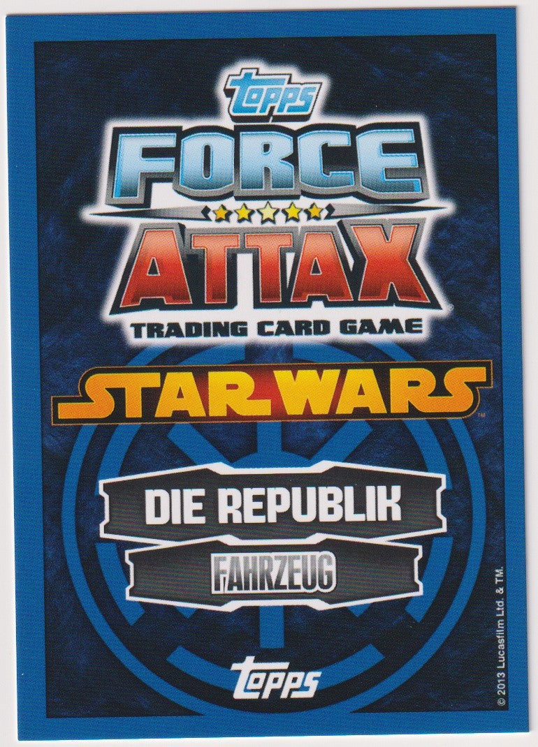 Topps Star Wars 2013 Twilight Republik Fahrzeug TCG Rare Nr. 55 – Bild 2
