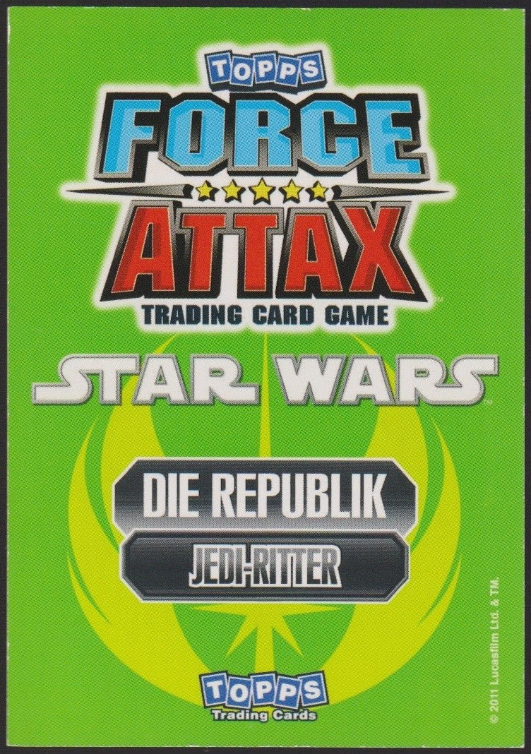 Topps Star Wars 2011 Shaak Ti Republik Jedi TCG Rare #200 – Bild 2