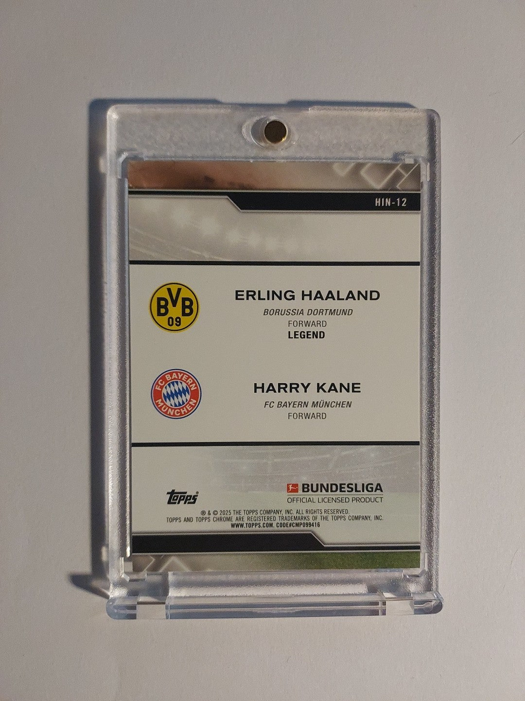 Topps Bundesliga 2024-25 Haaland & Kane Dual Card Parallel Refractor Insert Rare – Bild 2