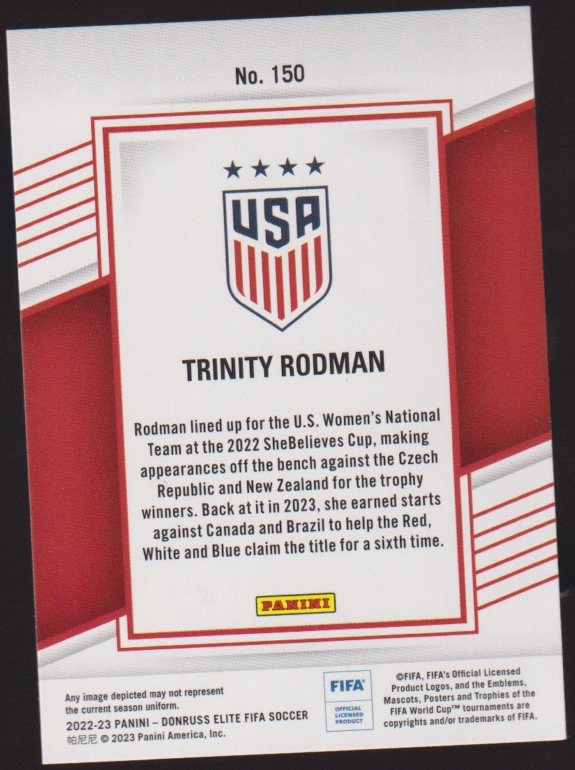 Panini Elite 2022-23 Trinity Rodman United States Women's National Team Parallel – Bild 2