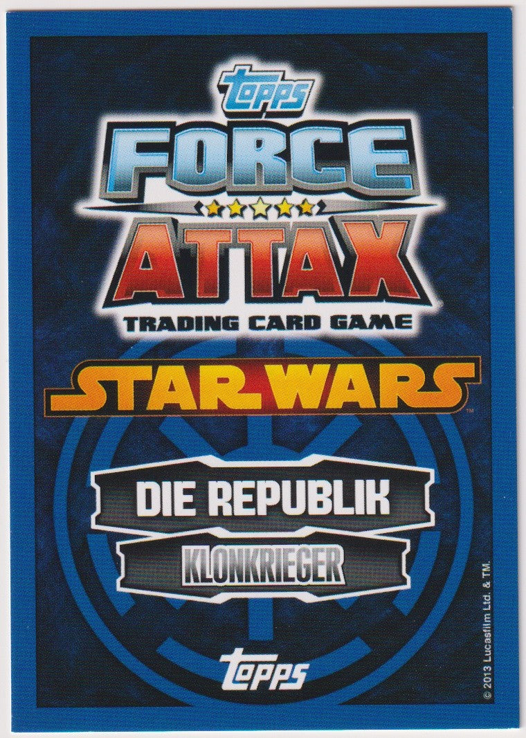 Topps Star Wars 2013 Kommandosoldat Gregor Republik Die Klonkrieger TCG Rare – Bild 2