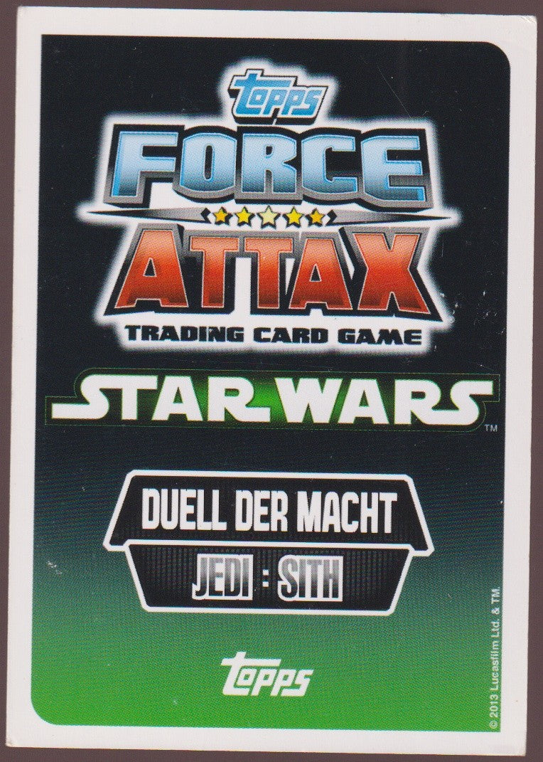 Topps Star Wars 2013 Yoda: Palpatine Duell Macht TCG Rare – Bild 2