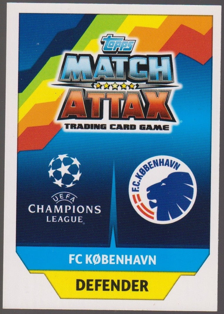 Topps Match Attax Pierre Bengtsson FC København Parallel Refractor – Bild 2