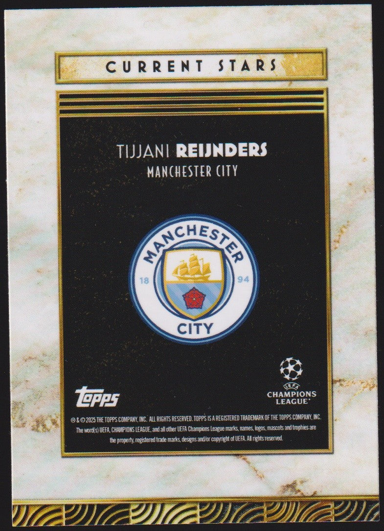 Topps Current Stars Tijjani Reinders Manchester City DECO Parallel Rare – Bild 2