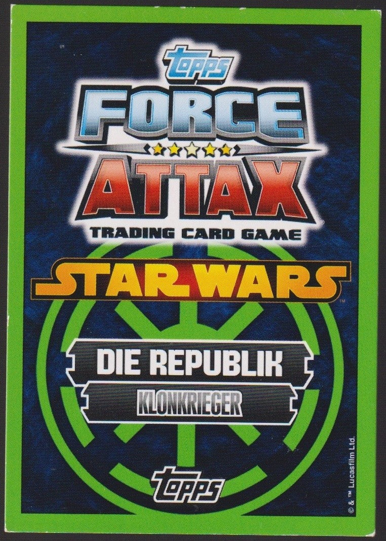 Topps Star Wars 2011 Klonkrieger (Phase 2) Republik TCG Rare #51 – Bild 2