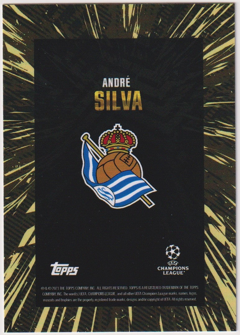 Topps X WHIP Gold Andre Silva Real Sociedad UEFA Champions League Parallel – Bild 2