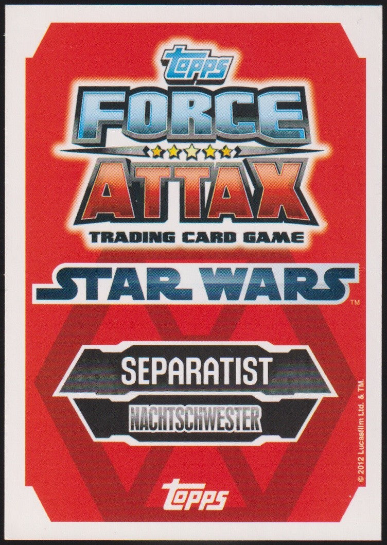 Topps Star Wars 2012 Luce Separatist Nachtschwester TCG Rare #236 – Bild 2