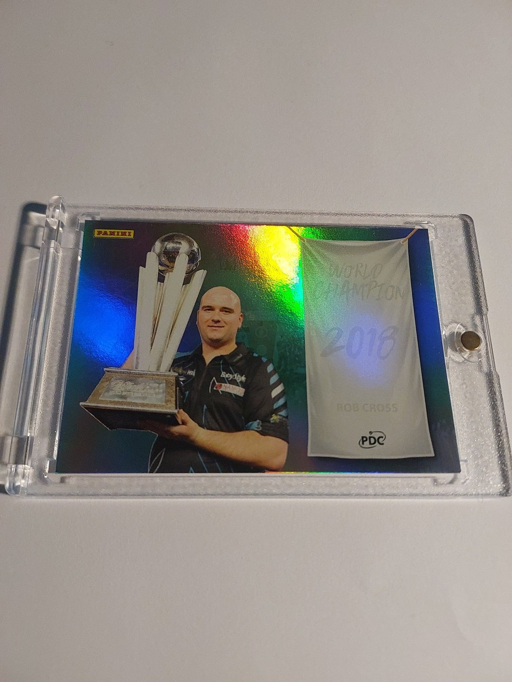 Panini PDC World Championship 2026 Rob Chross World Champion Refractor Rare Hit – Bild 2