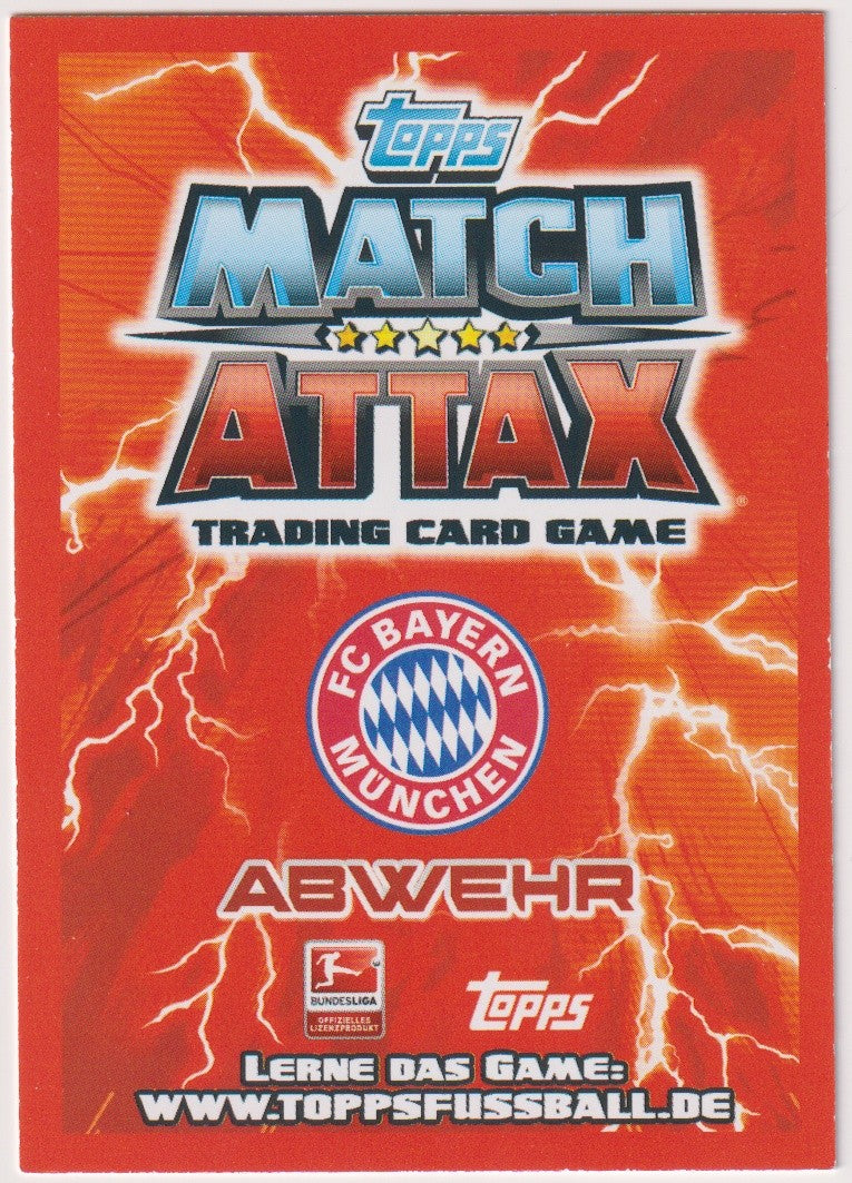 Topps Match Attax Philipp Lahm FC Bayern München Bundesliga Parallel Rare 231 – Bild 2