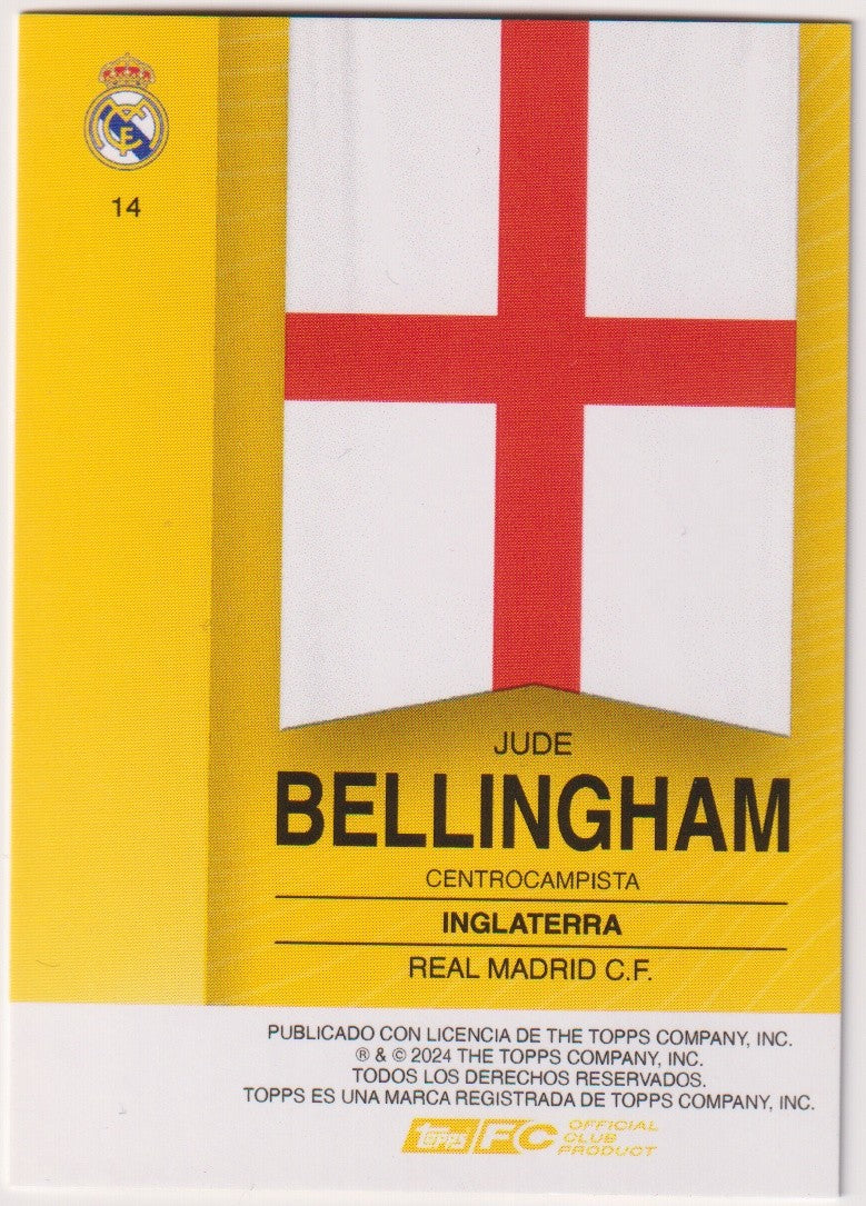Topps 2024-25 Jude Bellingham Rookie Real Madrid C.F. Parallel Rare – Bild 2