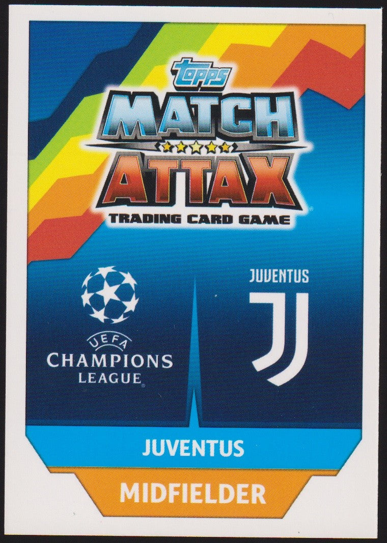 Topps Match Attax Claudio Marchisio Juventus UEFA Champions League Parallel Rare – Bild 2