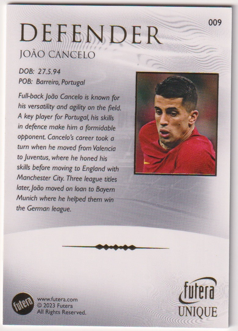 Futera 2023-24 João Cancelo Portugal Parallel Rare 009 – Bild 2