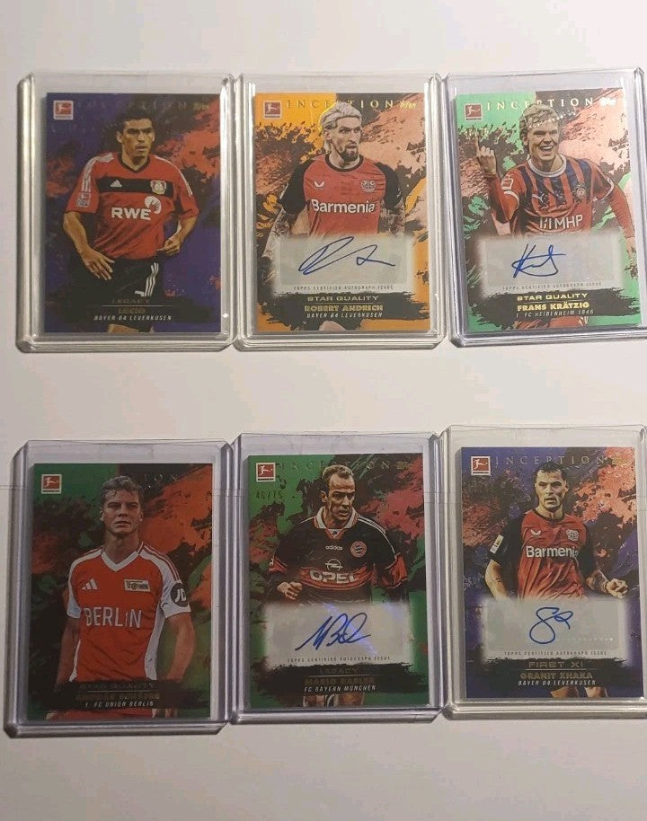 Topps Fußball Lot 20 Karten + 1 Garantierte Numbered oder Relic oder Autogramm – Bild 2