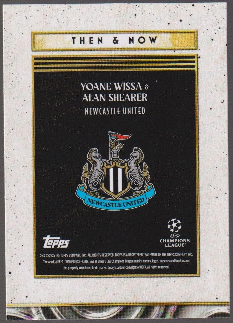 Topps DECO 2024-25 Yoane Wissa & Alan Shearer Newcastle United Parallel Rare – Bild 2