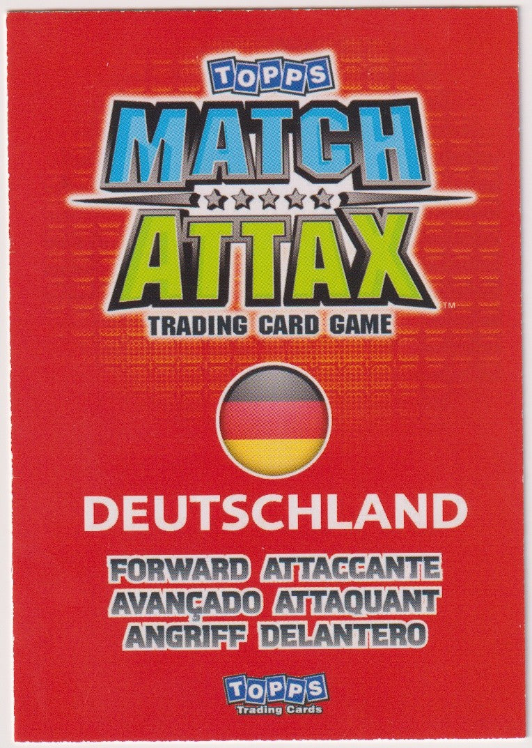 Topps Lukas Podolski Deutschland Parallel Rare 18 – Bild 2
