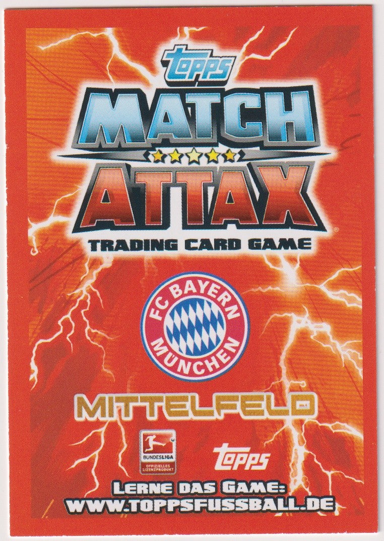 Topps Match Attax Eastian Schweinsteiger FC Bayern München Bundesliga Parallel – Bild 2