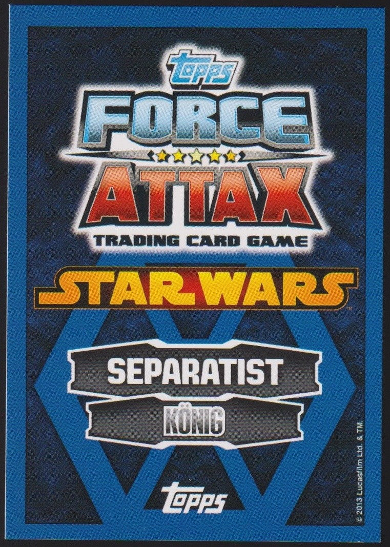 Topps Star Wars 2013 Sanjay Rashi Separatisten (König) TCG Rare #121 – Bild 2