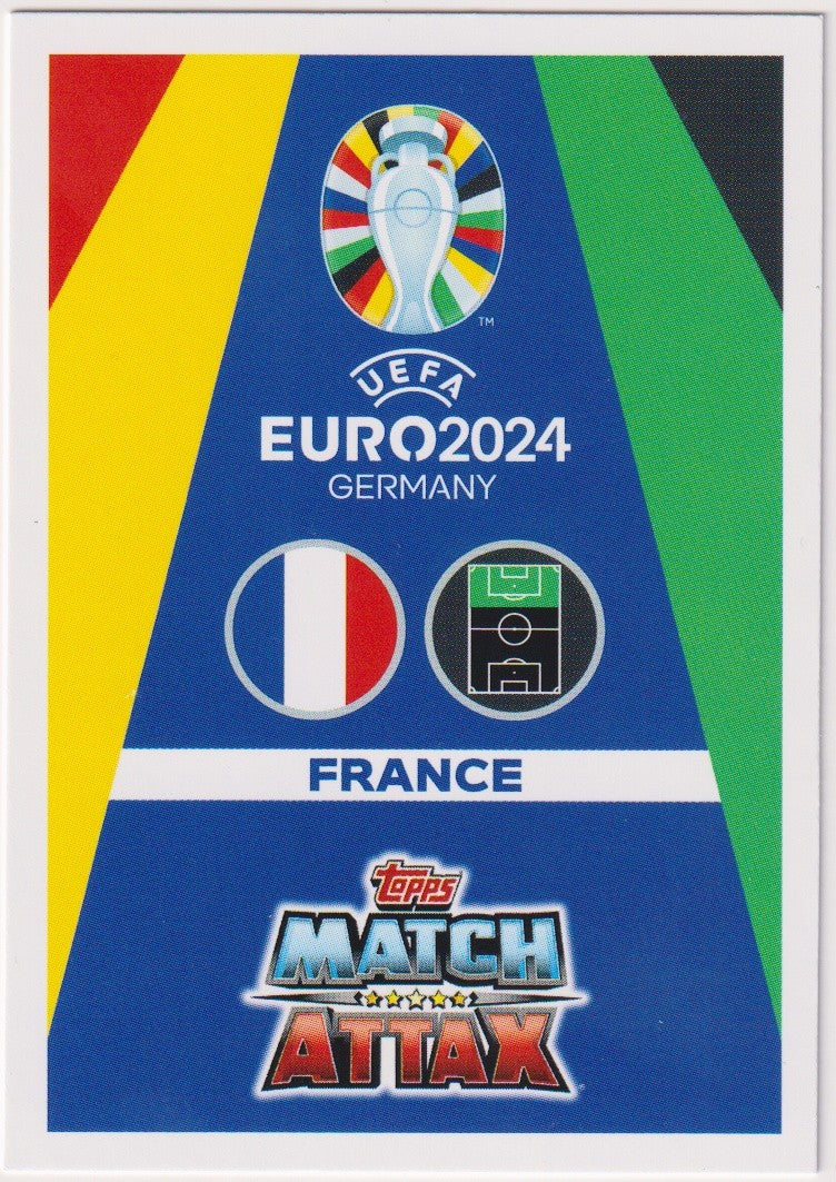 Topps Match Attax 2023-24 Ousmane Dembélé UEFA Euro 2024 Germany Parallel Rare – Bild 2