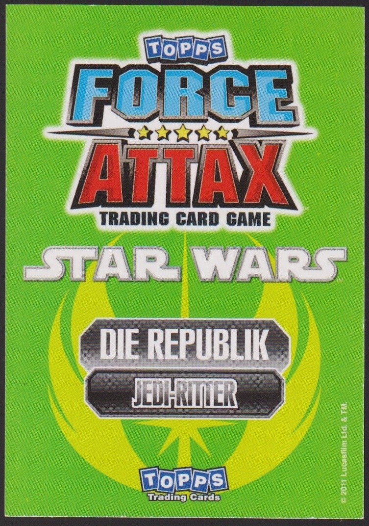Topps Star Wars 2011 Mesiter YODA Republik Jedi TCG Rare #88 – Bild 2
