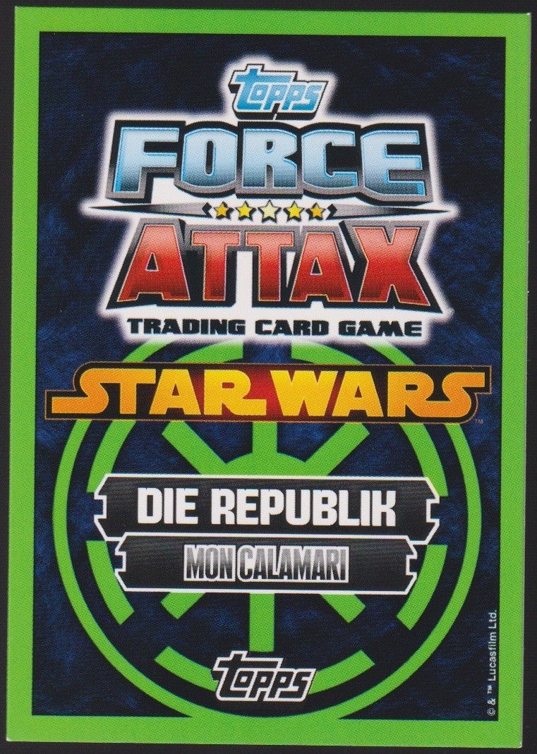 Topps Star Wars 2010 Captain Ackbar Republik TCG Rare #58 – Bild 2