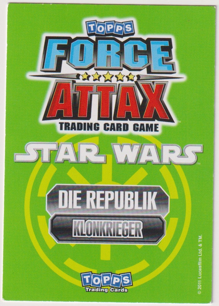 Topps Star Wars 2011 Klon-Commando Fixer Republik Klonkrieger TCG Rare – Bild 2
